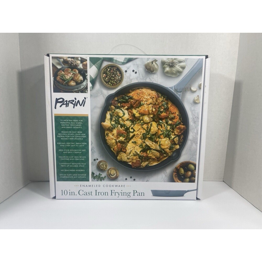 Parini 10" Cast Iron Frying Pan NIB